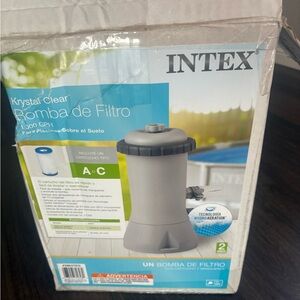 Intex Krystal Clear Pool Filter Pump - Gray